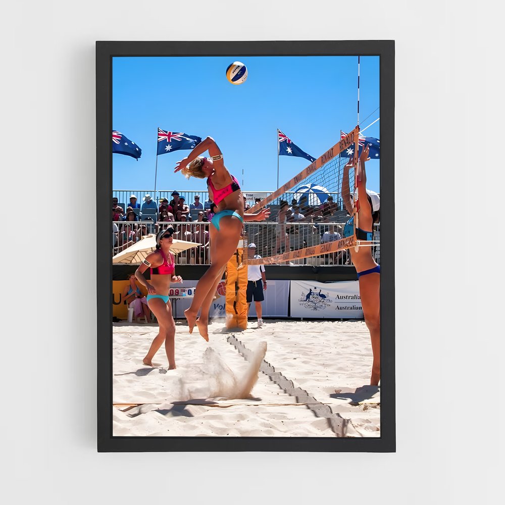 Poster Beach Bumpers – affiche Beach-volley (vue 2)